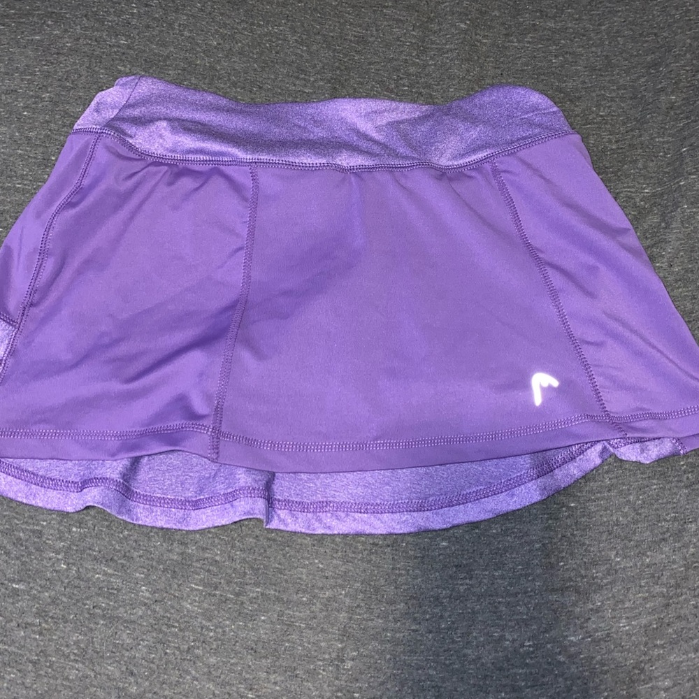 Purple Head Tennis Skirt